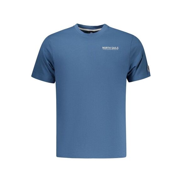 North Sails Blue Cotton Men Men's T-Shirt
